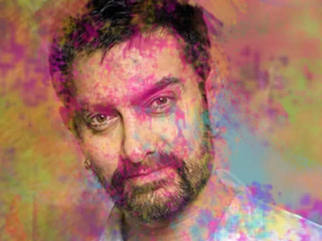 Aamir Khan Holi Celebration