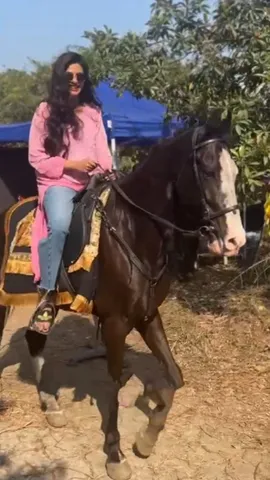Nirmit Kaur Ahluwalia learned horse riding for Punjabi film Shaunki Sardar (9)