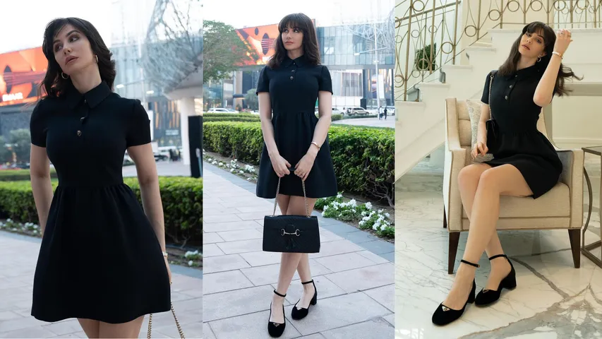 Giorgia Andriani Gives Timeless Vibe In This Dior Polo Dress That Cost A Whopping Amount Rs. 5 lakh