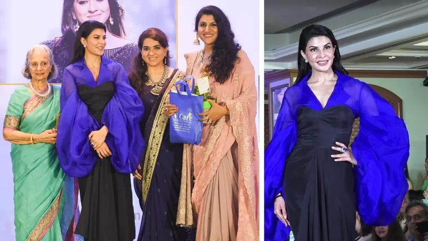 Jacqueline Fernandez, Waheeda Rehmanji & Sagarika Ghatge Celebs walk the ramp for the VCare Foundation