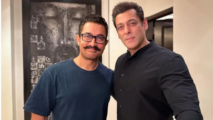 Eid Mubarak 2023 Salman Khan and Aamir Khan welcomed Eid together