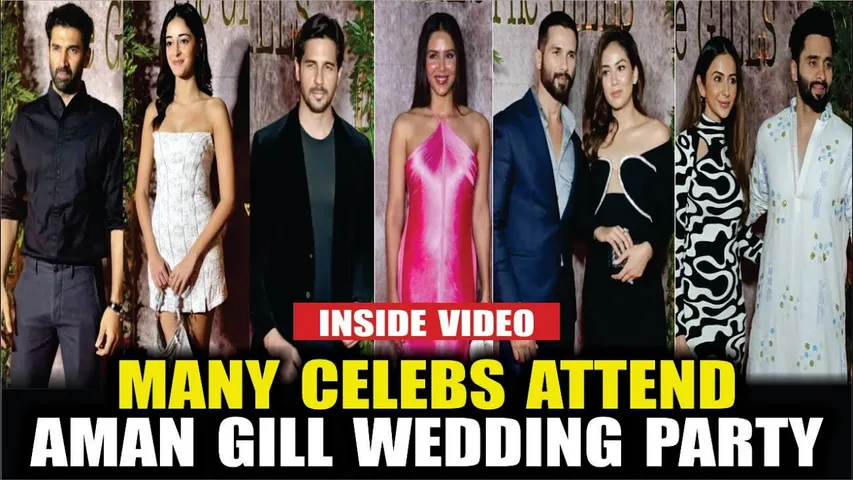 Celebrity Arrive at Aman Gill's Wedding Party 