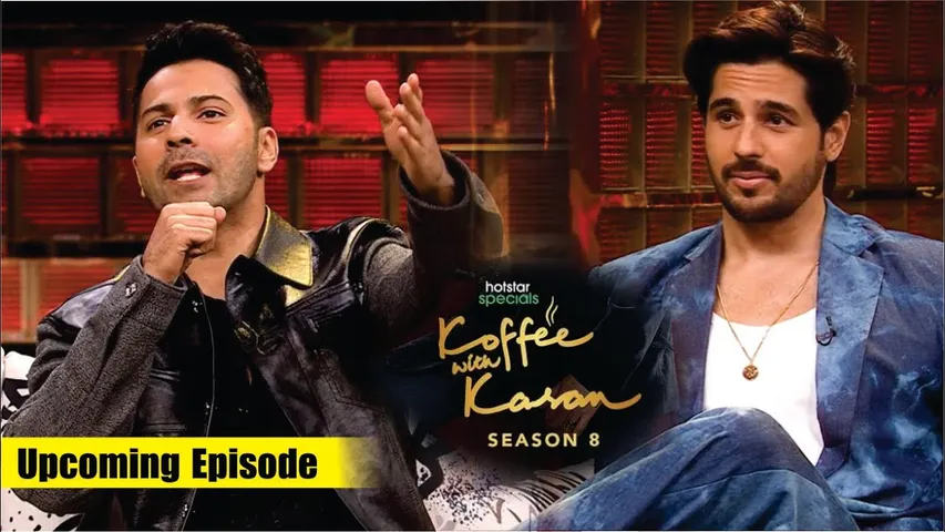 Varun Dhawan & Sidharth Malhotra At Koffee With Karan Season 8