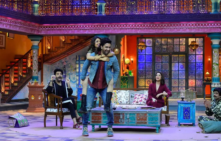 कानपुर वाले ख़ुरानाज में अपनी फिल्म उरी को प्रमोट करने पहुंचे विक्की कौशल और यामी गौतम