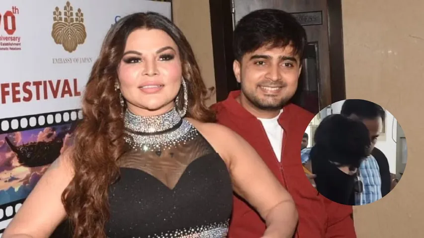Rakhi Sawant and Adil Khan Durrani 