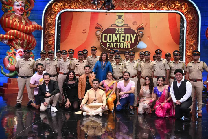 ज़ी कॉमेडी फैक्टरी ने अपने प्रीमियर एपिसोड में मुंबई पुलिस के चेहरे पर बिखेरी मुस्कान
