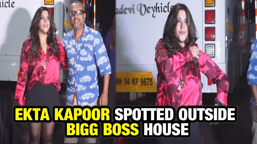 Ekta Kapoor Spotted Outside Bigg Boss House 