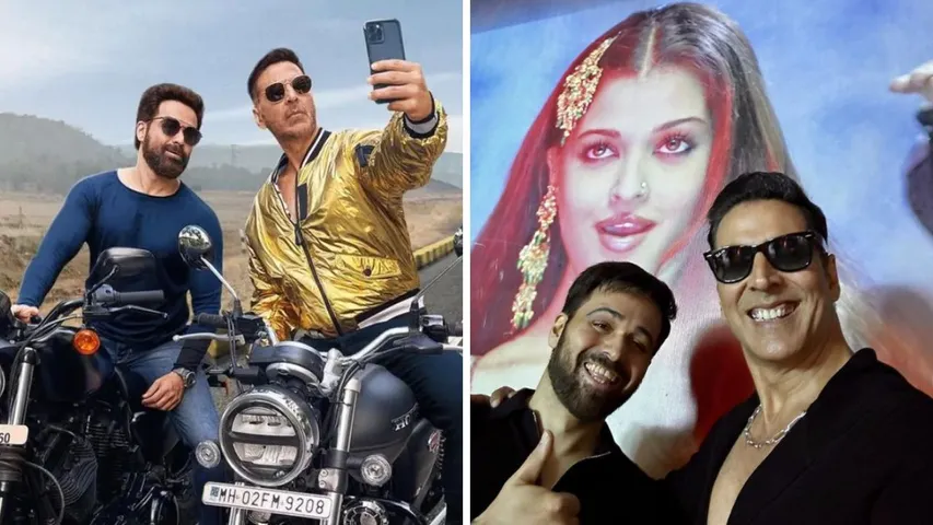 Emraan Hashmi Akshay Kumar Selfie