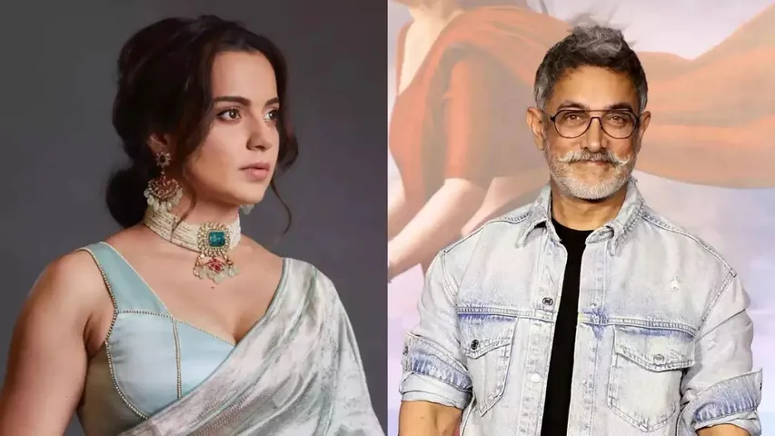 Kangana Ranaut and Aamir Khan 