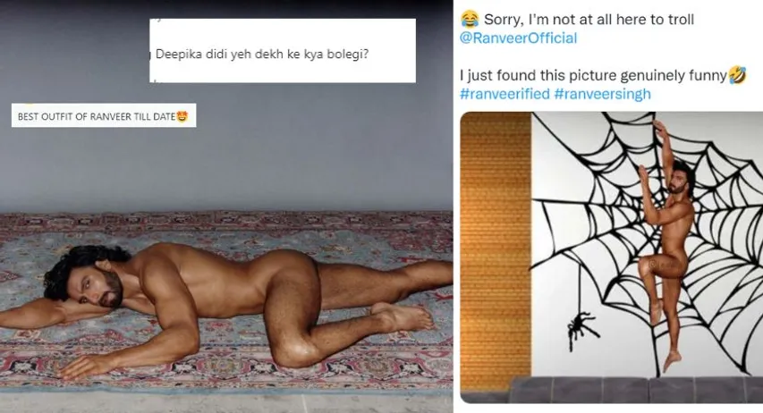 ranveer singh ke naked photoshoot par aa rahe hain yh comments, ban rahe hai funny mems