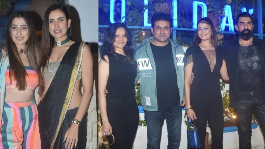 अभिनेत्री Pooja Batra और फिल्म निर्माता Joe Rajan ने  संयुक्त रूप से शोबिज सेलेब-दोस्तों के साथ जन्मदिन मनाया!