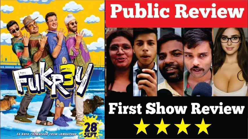 Fukrey 3 Movie Public Review  First Day First Show