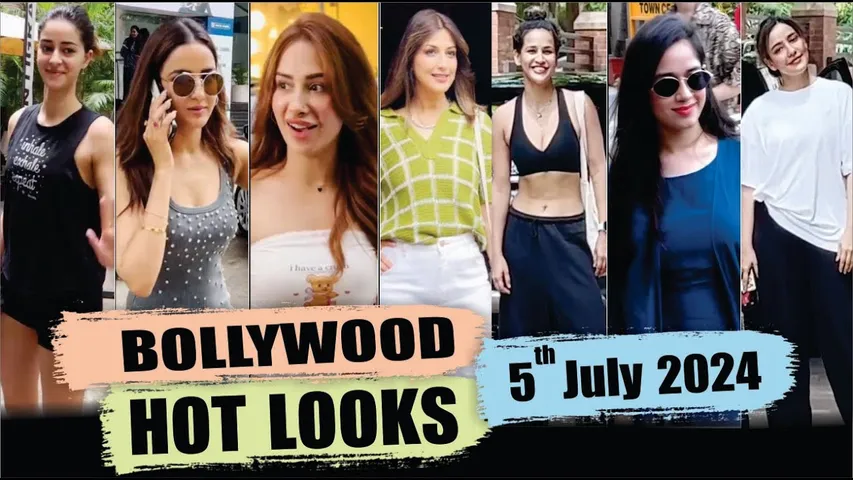 Bollywood Actress HOT LOOK | Ananya Panday | NEHA SHARMA | SONALI BENDRE | 5th July 2024 | 10 PM