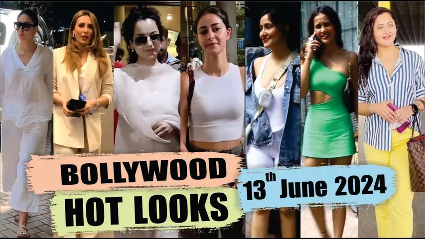 Bollywood Actress HOT LOOK | Kareena Kapoor | Ananya panday | Kangana ranaut | 13th June 2024 |10 PM