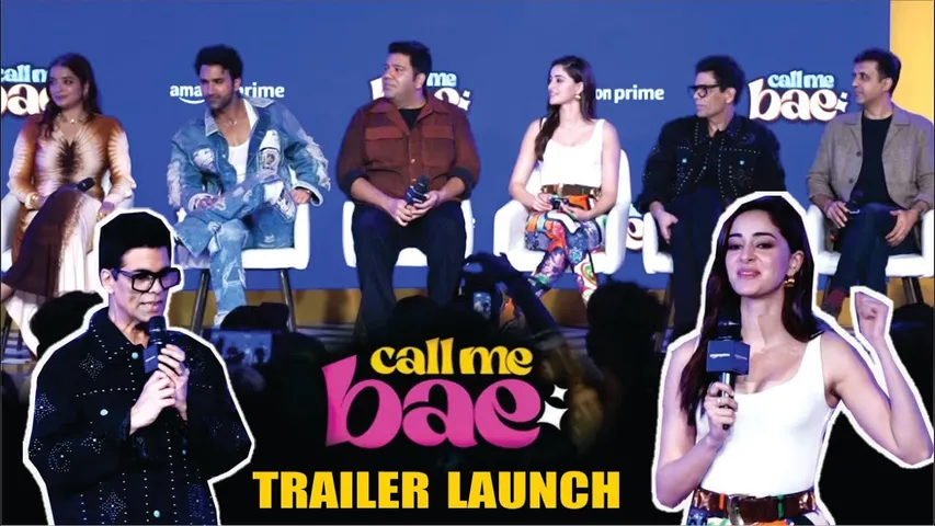 "CALL ME BAE" | Official Trailer launch | Ananya Panday, Karan Johar, Varun S., APOORVA MEHTA & Vir