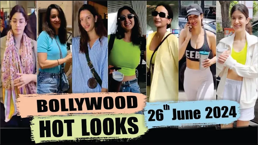 Bollywood Actress HOT LOOK | JANHVI KAPOOR | RASHMIKA MANDANNA | SHANAYA KAPOOR |26 June 2024 |10 PM