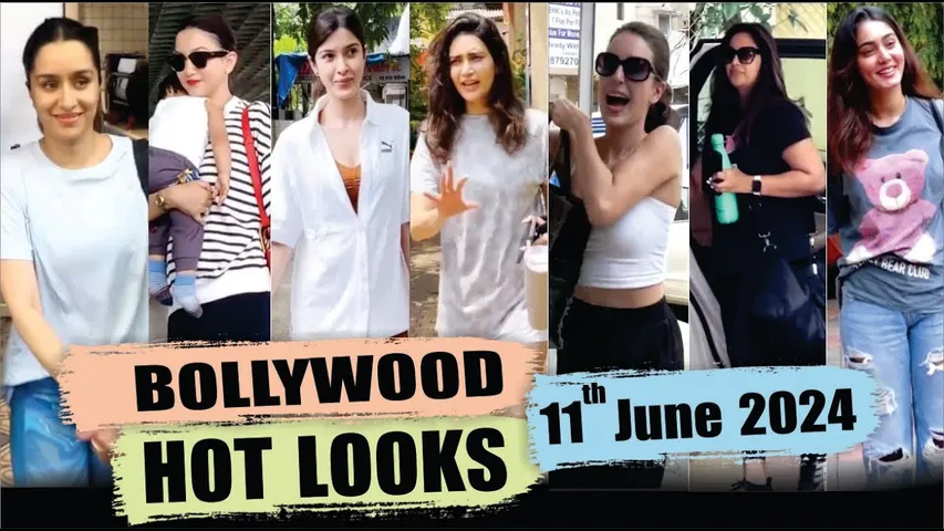 Bollywood Actress HOT LOOK | SHRADDHA KAPOOR | SHANAYA KAPOOR  | NEHA SHARMA | 11th June 2024 |10 PM