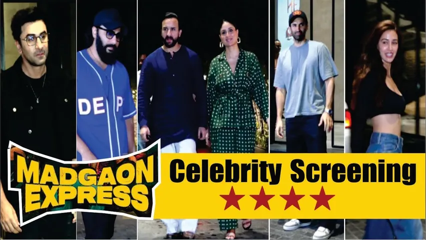 RANBIR KAPOOR, KAREENA KAPOOR, ARJUN KAPOOR, DISHA, MALAIKA & More Attend MADGAON EXPRESS SCREENING