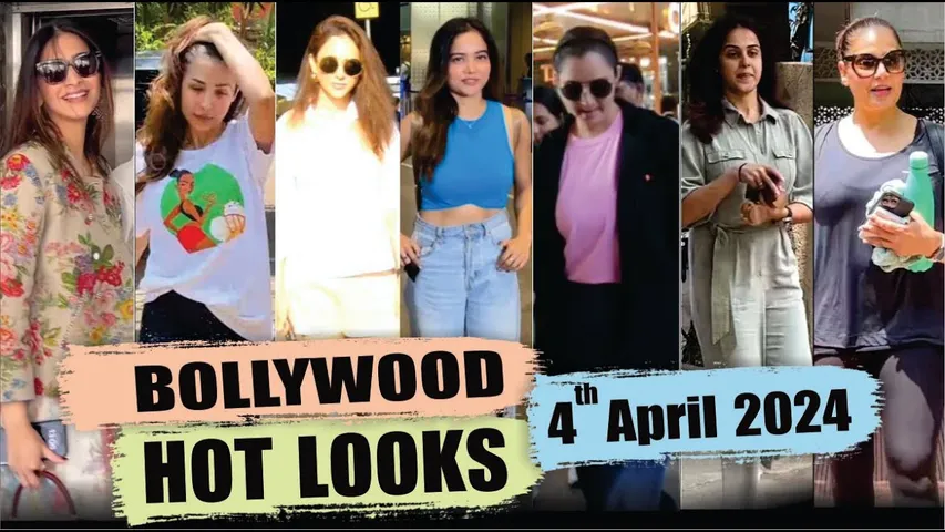 Bollywood Hot Looks | Genelia, Saniya Mirza, Manisha Rani, Malaika Spotted | 4th April 2024 | 10 PM