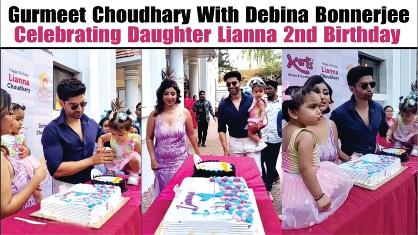 Gurmeet Choudhary & Debina Bonnerjee Celebrate Daughter Lianna's 2nd Birthday | Mermaid Theme Party