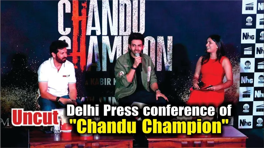 "Chandu Champion" Movie Delhi Press conference with Kartik Aaryan & Kabir Khan | Chandu Champion