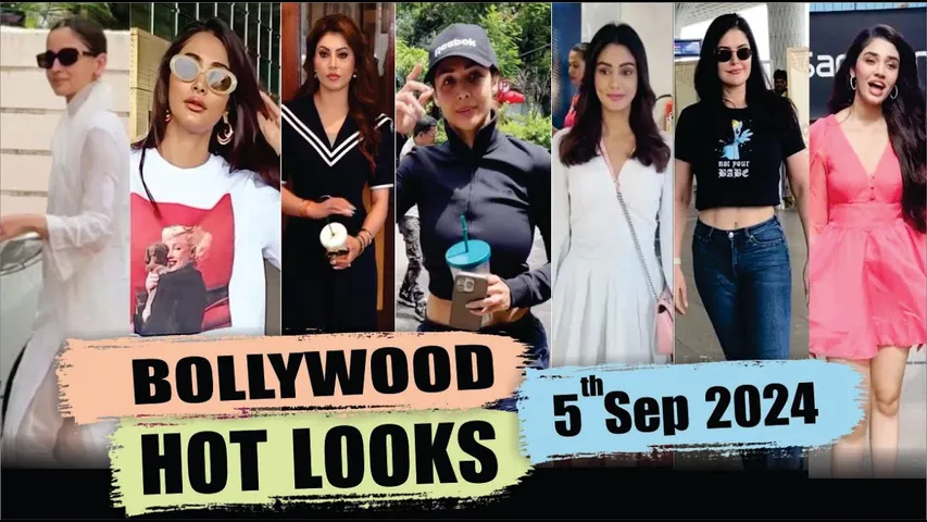 Bollywood Actress Hot Look | Alia Bhatt | Malaika Arora | Pooja Hedge | 5th Sep 2024 | 10 Pm