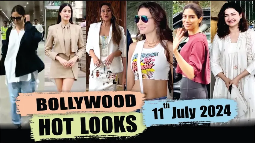 Bollywood Actress HOT LOOK | KATRINA KAIF | JANHVI KAPOOR | SONAKSHI SINHA  | 11th July 2024 | 10 PM