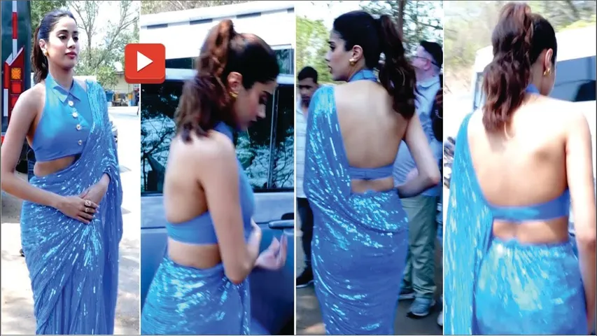 Janhvi Kapoor FLAUNTS her curves in latest hot Video | Janhvi Kapoor HOT look | Mr. And Mrs. Mahi