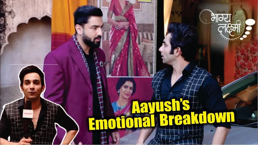 Bhagya Lakshmi | On Location | Aayush Ke Is Mushkil Ghadi Me Rishi Ne Diya Saath, Emotional moment !