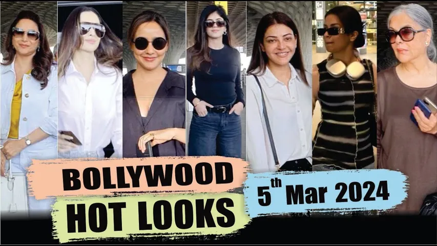 Malaika Arora, Kajal, Neha Sharma, Zeenat & Other Bollywood Celebs Spotted Today | 05th Mar 2024