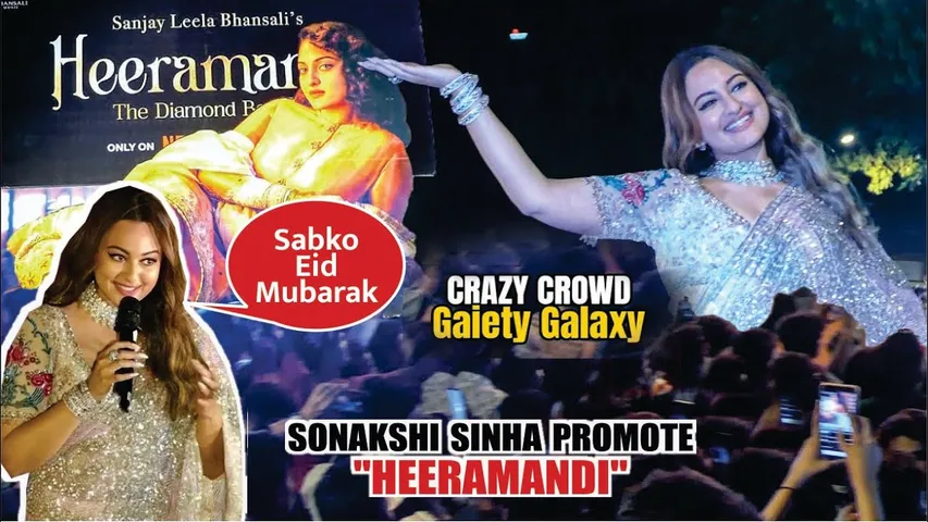 Sonakshi Sinha Promotes Her New Song "Tilasmi Bahein" | Sonakshi Sinha At "Heeramandi" Promotions