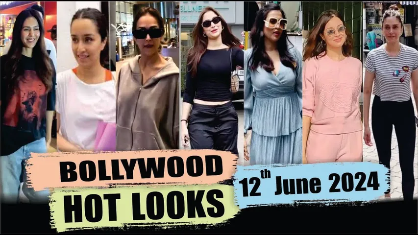 Bollywood Actress HOT LOOK | ADITI RAO HYADRI | MALAIKA ARORA | SONAM BAJWA | 12th June 2024 | 10 PM