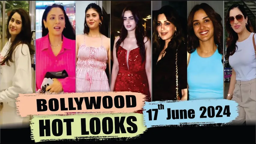 Bollywood Actress HOT LOOK | JANHVI KAPOOR | SANJANA SANGHI | RUPALI GANGULY | 17th June 2024 |10 PM