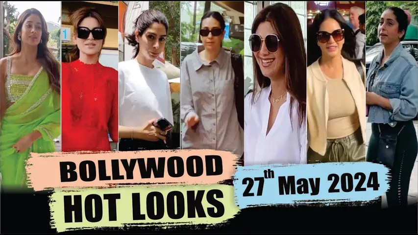 Bollywood Actress HOT LOOK | Janhvi kapoor | Sunny Leone | Urvashi Rautela | 27th May 2024 | 10 PM