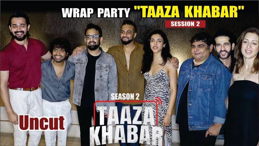 Wrap Party Of "TAAZA KHABAR" Season 2 | Bhuvan Bam, Shriya Pilgaonkar, Hiten Tejwani, Gauri Pradhan