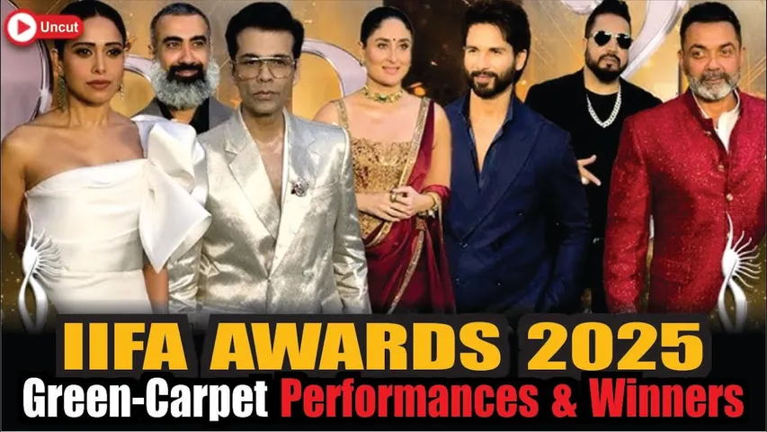 IIFA AWARDS 2025 GREEN CARPET |  Karan Johar, Kriti, Kartik Aaryan, Kareena, Bobby Deol, Shahid