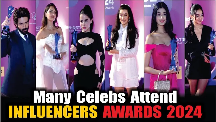 INFLUENCERS AWARDS 2024 | Anushka Sen, Kartik Aaryan, Technical Guruji, Urfi, Kim Sharma & More