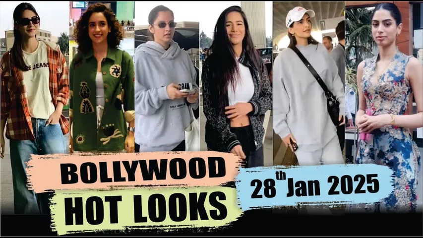 Bollywood Actress Hot Look | Kriti Sanon | Khushi Kapoor | Soonam Kapoor | 28th Jan 2025 | 10 Pm