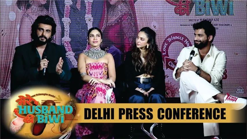 Mere Husband Ki Biwi | Delhi Press Conference | Arjun Kapoor | Rakul Preet Singh | Bhumi Pednekar