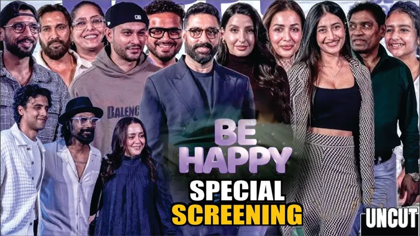 BE HAPPY Special Screening | Malaika Arora, Nora Fatehi, Abhishek Bachchan, Johny Lever & Many More