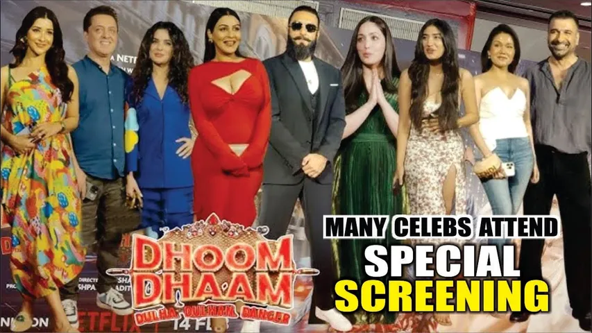Ranveer Singh, Yami Gautam, Pratik Gandhi, Eijaz Khan & More Attened Screening Of  'Dhoom Dhaam'