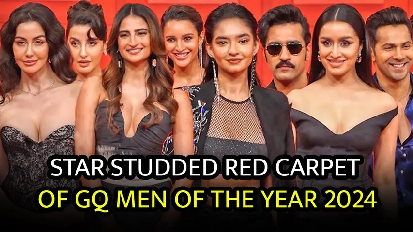 UNCUT- GQ Men of the Year 2024: Star-Studded Red Carpet Night ITripti Dimri IShraddha I Varun Dhawan