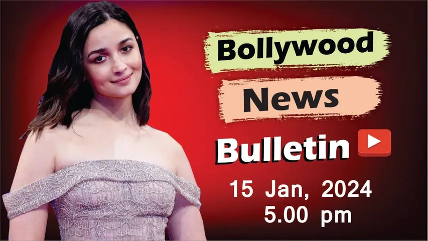 Bollywood Latest News | Alia Bhatt | Kangana Ranaut | Ranbir Kapoor | Kartik | 15th Jan 2025 | 5 Pm