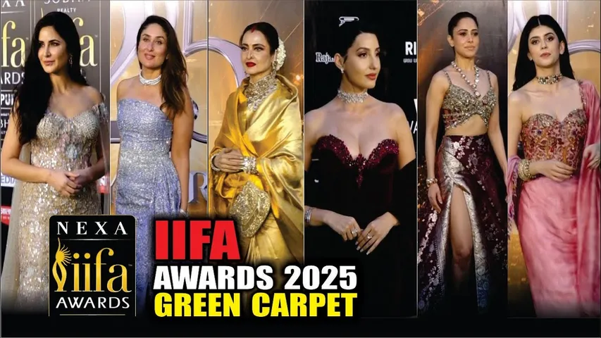 IIFA AWARDS 2025 GREEN CARPET | Katrina Kaif, Kareena Kapoor, Rekha, Nora Fatehi, Nushrratt & More
