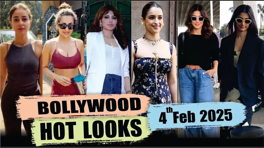 Bollywood Actress Hot Look | Ananya Pandey | Pooja Hedge | Khushi Kapoor | 4th Feb 2025 | 10 Pm
