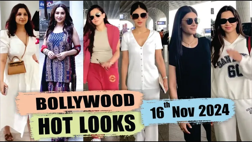 Bollywood Actress Hot Look | Parineeti Chopra | Madhuri Dixit | Malaika Arora | 16 Nov 2024 | 10 Pm