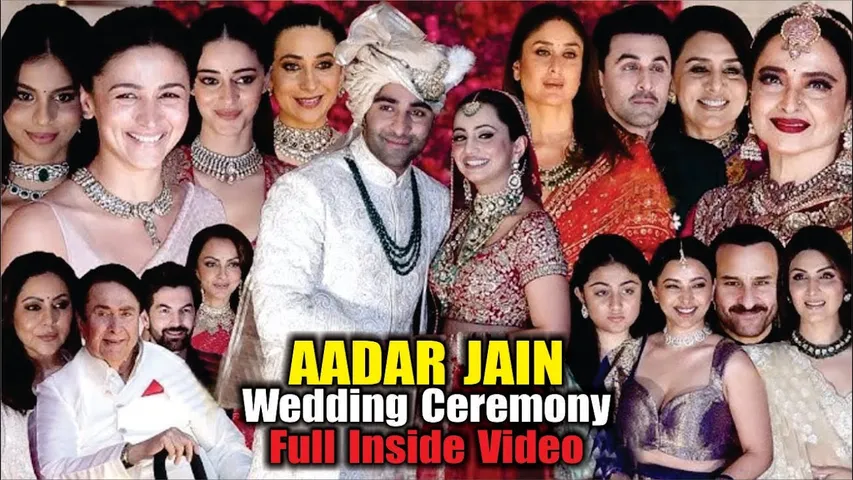 Aadar Jain And Alekha Advani's Wedding | FULL VIDEO | Kapoor Family Wedding | Rekha, Suhana, Ananya
