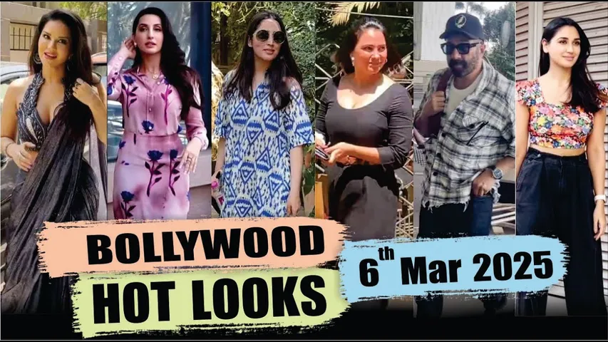 Bollywood Actress Hot Look | Sunny Leone | Malaika | Nora Fatehi | Sunny Deol | 6th Mar 2025 | 10 Pm