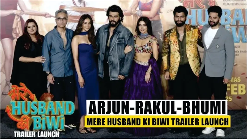 Mere Husband Ki Biwi | Official Trailer Launch | Rakul Preet, Bhumi, Arjun KApoor, Mudassar, Jackky