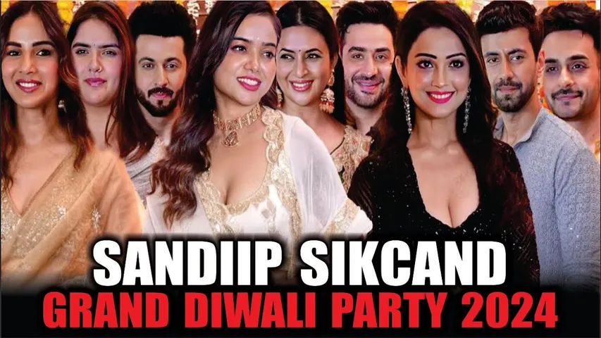 Sandiip Sikcand Diwali Party 2024 | Ektaa Kapoor, Divyanka, jasmin Bhasin, Manisha Rani, Aly Goni